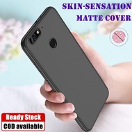 For Huawei Y6 Prime 2018 ATU-L31 L42 Skin-sensation Slim Fit Flexible Soft Liquid Silicone Matte Cover Anti-scratch Anti-Fingerprints Phone Case Skin