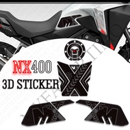 Motorcycle Fuel Oil Tank Pad Side Knee Protector Stickers Decals Kit For Honda NX 400 NX 500 2024