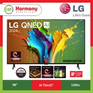 TV AI LG 98 inci QNED89 (120Hz HDR10 4K) 98QNED89TSA / LG AI TV 98 inch 120Hz HDR10 4K UHD 4K Smart 