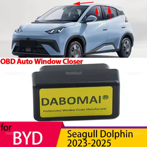 For BYD Seagull Atto 1 Dolphin EA1 EM2E 2023-2025 Car OBD Remote Control Open Closer Automatic Windo