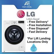 LG FV1410S3WA 10KG AI DIRECT DRIVE WHITE FRONT LOAD WASHING MACHINE