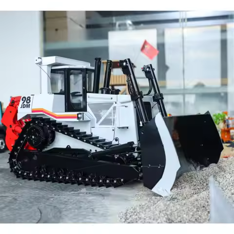 JDMODEL DXR2 RC Hydraulic Metal Dozer and D10T JDM-98 Upgraded Blade 1/14 Remote Control Bulldozer 3