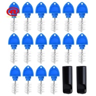 Beer Tap Plug Brush 18 Pack for Draft Beer Faucet Cap Plugs Cleaning Tap Rubber Stopper Plug Cover B