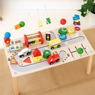 [tlvcbd] Activity Table Shape Sorter First Birthday Gift Baby Play Table for Children