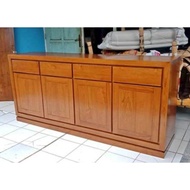 Bufet Kayu Jati Minimalis Jepara 2 Meter