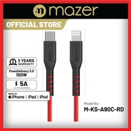 (Local Seller)Mazer EnerG GLITZ.TEK III USB-C to Lightning PD Fast Charging Cable 1.5M / Lightning C