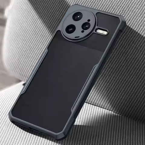 For POCO F7 F6 F5 Pro F7 Ultra F4 F3 GT F1 Case Black Full Protective Cover