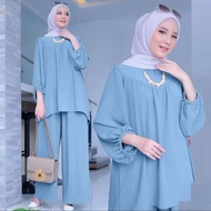 BAJU NEW ONE SET WOMEN'S SUIT CRINKLE AIRFLOW IRONLESS