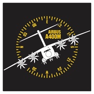 A-400M Airbus Atlas Military Transport Aircraft Cutting StickerCOMPASS