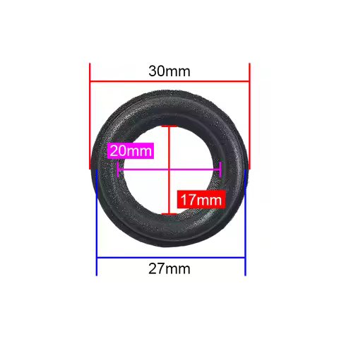 1 inch 30mm Speaker Foam Repair Suspension Surround ring Horn accessories inner 17mm For JBL Pill1.0