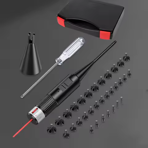 Laser Boresighter .177 .22 to .78 Caliber Laser Collimator for Rifle Glock Laser Sight
