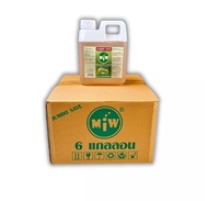 Miw แกลลอน [ใหม่] Miw มิว น้ำหวาน น้ำตาลสด  1000ml ยกลัง(6แกลลอน)