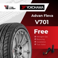 YOKOHAMA Advan Fleva V701 (With Delivery/Installation) 165/50R15 195/50R15 195/50R16 195/55R16 205/4