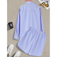 Huong BOUTIQUE BSQS04 striped shorts
