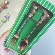 餐具套裝 甜品叉Mickey Mouse 飲料攪拌棒 Fork and Spoon  Dessert