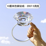 Funny Big Diamond Ring Influencer Big Diamond Ring Children Diamond Ring Big Ring Exaggerated Big Di