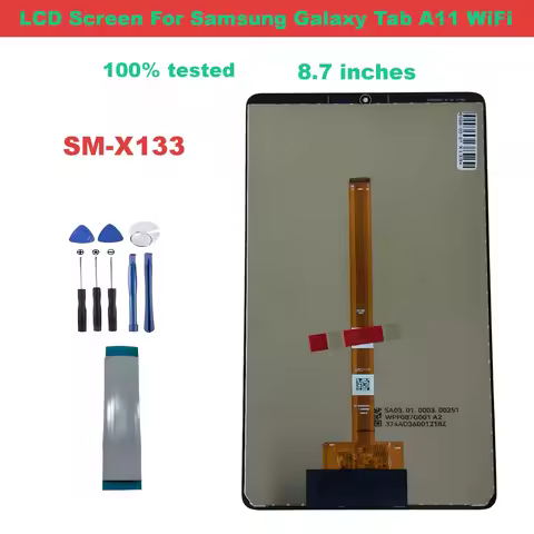 8.7-inch LCD Screen For Samsung Galaxy Tab A11 WiFi SM-X133 , 90Hz Tablet Display Touch Screen Repla