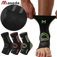 Maseda 1Piece Ankle Support 3D Knitted Breathable Fitness Basketball Badminton Foot Sleeve