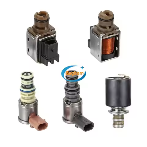 5PCS Automatic Transmission Master Solenoid Valve Kit 4L60E 4L65E For Buick Roadmaster GMC Chevy EPC