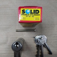 FREE MASTER KEY DOUBLE CYLINDER SOLID DC 02 - 60 SILINDER KUNCI PINTU - WATERY STORE