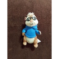 Authentic Mini Alvin and The Chipmunks - Simon Plush Soft Toy