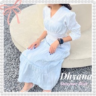 Dhyana - Long Shimmer Skirt with Ruffles Coquette Skirt/ Korean Skirt/