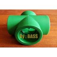 Tee Cros PPR Will 20mm 1/ 2 Inch to/d 32mm 1 Inch PPR Pipe Connection/