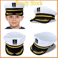 royal Kids Navy Hat Yacht  Hats Boat Skipper Ship Sailor Captain Costume Hat