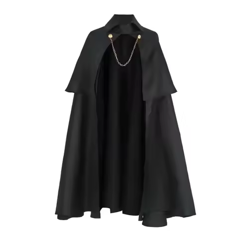Inui Sajuna Cosplay gothique médiéval fête Punk Robe cape avec chaîne Costume militaire chevalier no