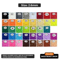 400 multicolored perler beads 2.6mm (SMALL BEADS) - 5g amazing colored beads 3.6 mm - magic beans - 