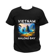 READY STOCK Vietnam Hanoi Da Nang Phu Quoc Souvenir Baju T-Shirt 100% Cotton Unisex Printed Casual S