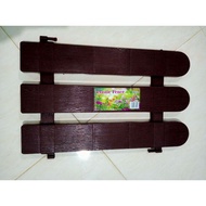 BROWN PLASTIC FENCE 40X25CM