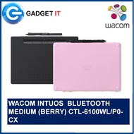 WACOM INTUOS BLUETOOTH MEDIUM (BERRY) CTL-6100WL/P0-CX ,CTL-6100WL,CTL-6100,CTL6100WL,CTL6100