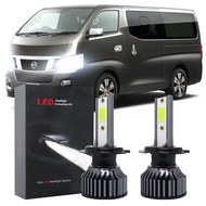 6000K White LED Headlight Bulbs Kit set of 2 FOR Nissan Urvan NV350 , Year 2014-2017 (Head Lamp)
