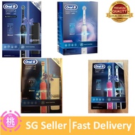 Oral B Smart 4 4000N 2 Cross Action Toothbrush Heads, 3 Modes with Teeth Whitening, 2 Pin UK Plug, 4