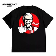 Tshirt FCK | Kaos Parodi Lucu | Plesetan Brand KFC Baju Fucek KFC