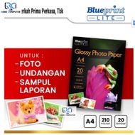 Glossy Photo Paper Photo Paper BLUEPRINT Lite A4 - 10R 210 Micron