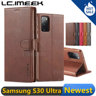 [LC.IMEEKE] For Samsung Galaxy S21 Note 20 Ultra Note 8/9/10 Plus S20FE 4G 5G Flip Wallet Leather St