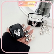 Airpods Protective Case, Case For Airpods Pro Apple Headphones Black Heart