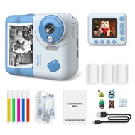 V19 Kids Photo Print 1080P Selfie HD Photo Print Camera Gift Toys With 32GB Memory Card Gifts for ki