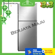 Hitachi 375L 2 Door Inverter Refrigerator R-VX420PM9 BSL (Brilliant Silver)