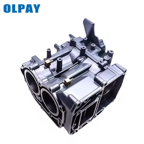 6B4-15100 Crankcase Assy For Yamaha Outboard Motor 2 Stroke 9.9HP 15HP New Model 15D 9.9D Enduro Ser