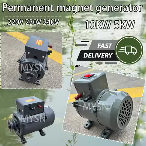 Free energy 240V 5KW Portable Generator 220V 10KW Permanent Magnet Generator Homeuse Alternator For 