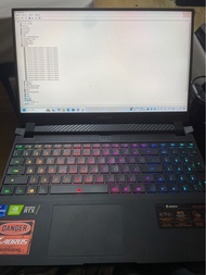 Gigabyte Aorus i7 11800H 2.3GHz ,16GB ram ,1000gb  nvme ssd ,15.6 (1920x1080) IPS 240Hz screen,  RTX