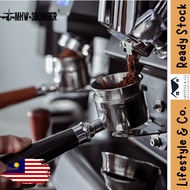 MHW-3BOMBER Espresso Coffee Dosing Funnel Compatible 58mm Portafilter Stainless Steel Coffee Dosing 