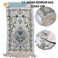 35x65 Face Prayer Rug with Exclusive Embroidery Head 002 Thick Turkish Mini Modern 2024 Thick Travel