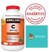 Kirkland Vitamin C (1000mg) 500 Tablets w/ Rose Hips and Citrus Bioflavonoid Complex