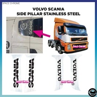 VOLVO SCANIA SIDE PILLAR STAINLESS STEEL PLATE GARNISH VOLVO SCANIA ACCESSORIES