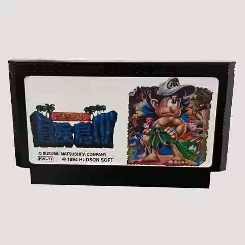 Takahashi Meijin No Boukenjima 4 (J) 60 Pins Japan Version Game Cartridge for 8 Bit 60pin Game Conso