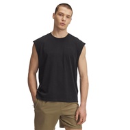 Under Armour Mens Men's Icon Heavyweight Cotton Vest (Black/Black) - Sports Direct